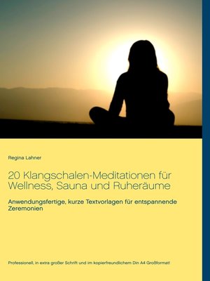 cover image of 20 Klangschalen-Meditationen für Wellness, Sauna und Ruheräume
